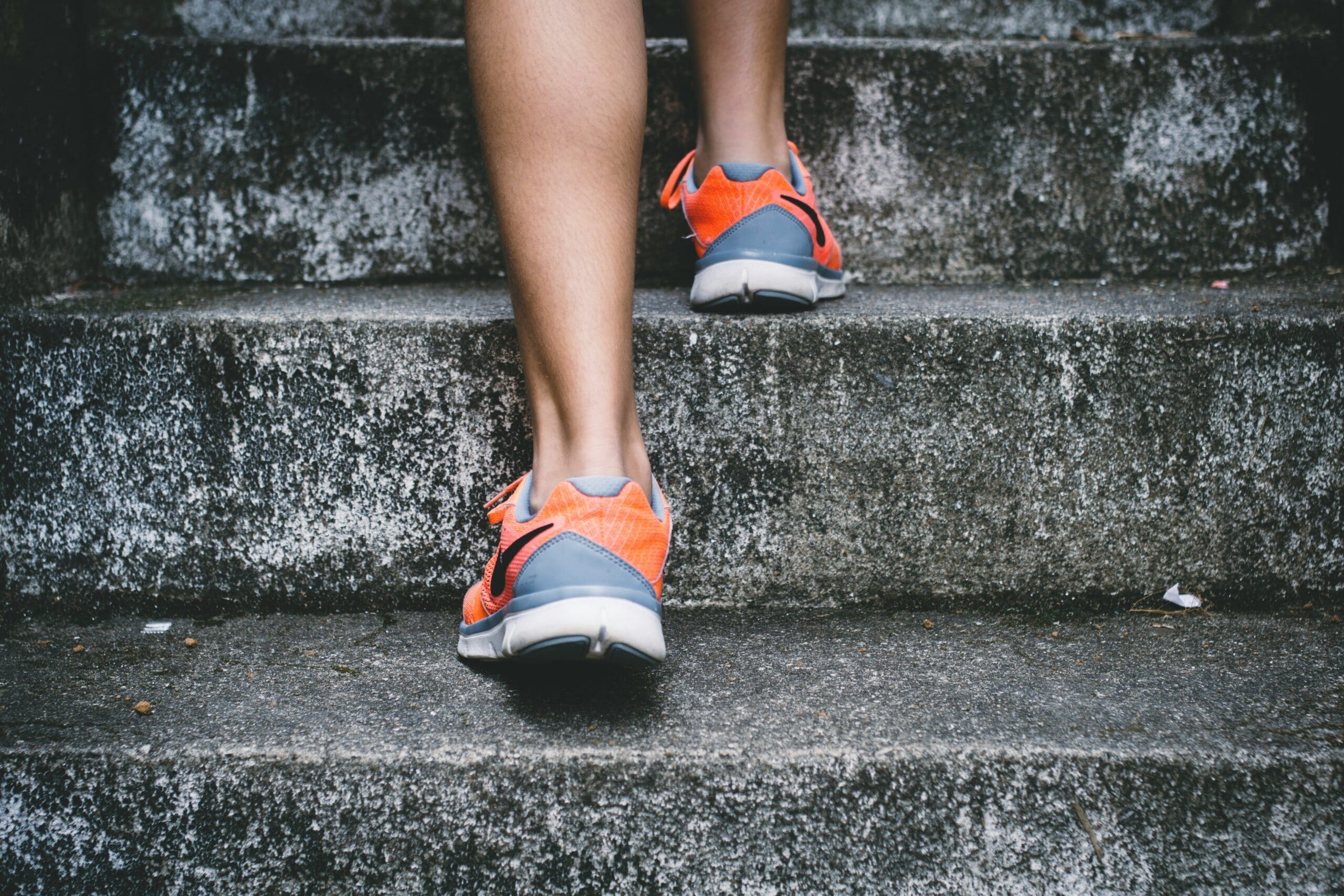 Walking up stairs as part of exercise for sustainable weight loss